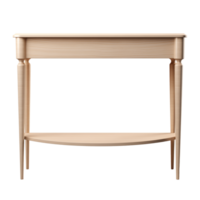 ai gegenereerd troosten tafel. Scandinavisch modern minimalistische stijl. transparant achtergrond, geïsoleerd afbeelding. png