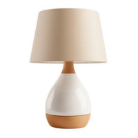 ai généré chevet lampe. scandinave moderne minimaliste style. transparent arrière-plan, isolé image. png