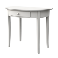 AI generated End Table. Scandinavian modern minimalist style. Transparent background, isolated image. png