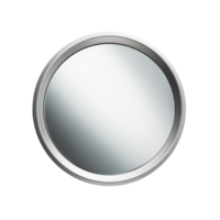 ai généré accent miroir. scandinave moderne minimaliste style. transparent arrière-plan, isolé image. png