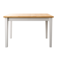 AI generated Dining table. Scandinavian modern minimalist style. Transparent background, isolated image. png