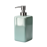 ai generato piatto sapone distributore. scandinavo moderno minimalista stile. trasparente sfondo, isolato Immagine. png