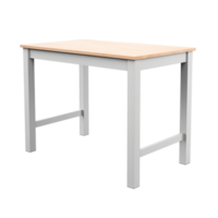 ai gegenereerd hoogte tafel. Scandinavisch modern minimalistische stijl. transparant achtergrond, geïsoleerd afbeelding. png