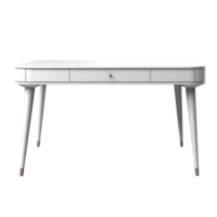AI generated Desk. Scandinavian modern minimalist style. Transparent background, isolated image. png