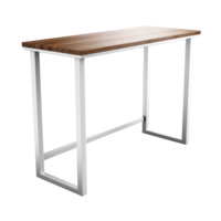 ai gegenereerd bar tafel. Scandinavisch modern minimalistische stijl. transparant achtergrond, geïsoleerd afbeelding. png