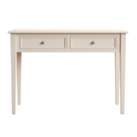 AI generated Console Table with Drawers. Scandinavian modern minimalist style. Transparent background, isolated image. png