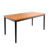 ai gegenereerd dining tafel. Scandinavisch modern minimalistische stijl. transparant achtergrond, geïsoleerd afbeelding. png