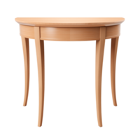 AI generated End Table. Scandinavian modern minimalist style. Transparent background, isolated image. png