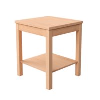 ai generado final mesa. escandinavo moderno minimalista estilo. transparente fondo, aislado imagen. png