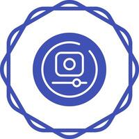 Video Record Circle Vector Icon