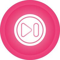 Next Track Button Vector Icon