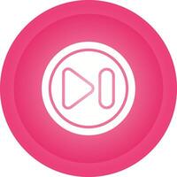 Next Track Button Vector Icon