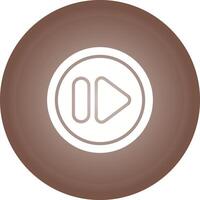 Fast Forward Button Vector Icon