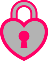 lucchetto cuore logo icona png
