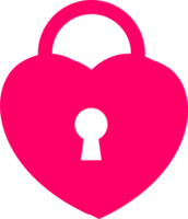 cadeado coração logotipo ícone png