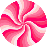 Candy lollipop round spiral png