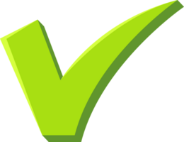 Green check mark icon png