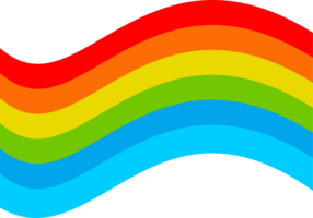 ilustración de arco iris icono png