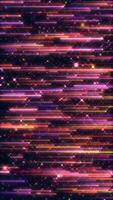 verticale video - astratto sfondo animazione con luccicante brillante multicolore particelle e tiro stelle. Questo lusso brillante affascinante movimento sfondo animazione è pieno HD e un' senza soluzione di continuità ciclo continuo.