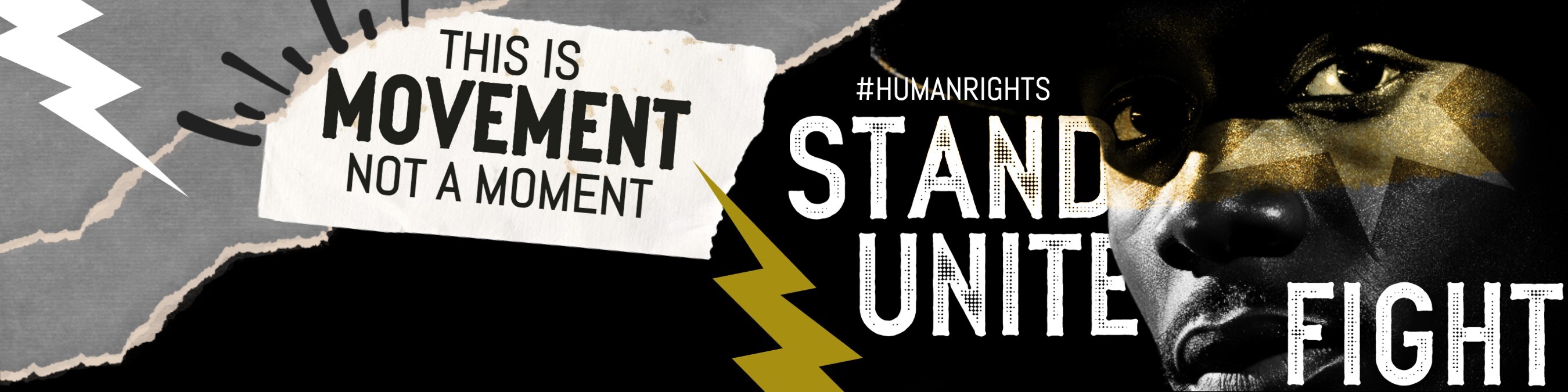 Human Rights Movement LinkedIn Banner Template