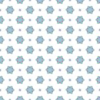 Seamless pattern with purple and green flowers on a white background vector
