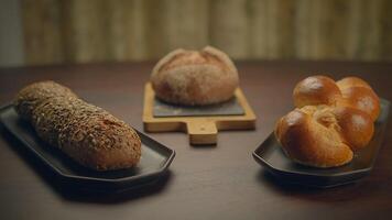 gebacken Gebäck Brot Laib Essen Ernährung Produkte angezeigt video