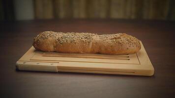 smakelijk heerlijk brood brood vers gebakken eigengemaakt video