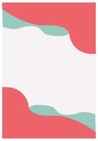 abstract background with wavy lines, vector illustration in flat design. background, backdrop, banner, template, book cover. Background design elements for various purposes