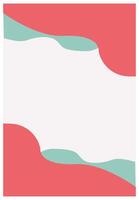 abstract background with wavy lines, vector illustration in flat design. background, backdrop, banner, template, book cover. Background design elements for various purposes