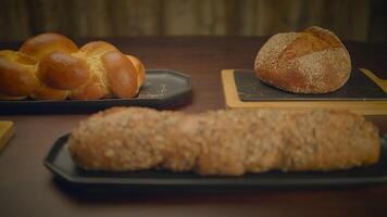 smakelijk heerlijk brood brood vers gebakken eigengemaakt video