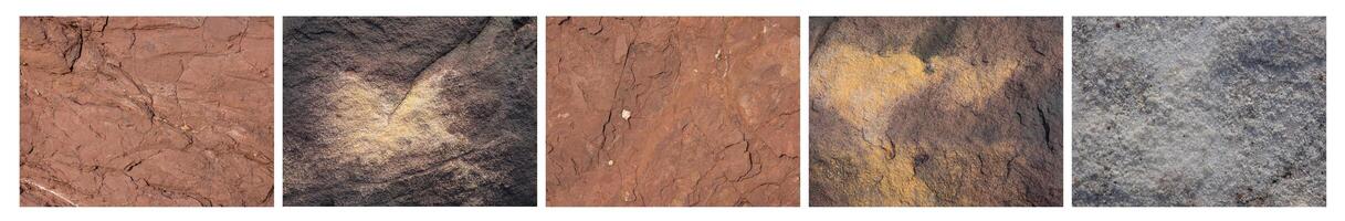 Includes a set of natural stone texture background images. photo