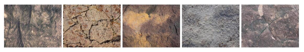 Includes a set of natural stone texture background images. photo