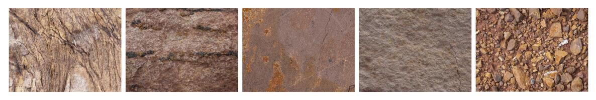 Includes a set of natural stone texture background images. photo