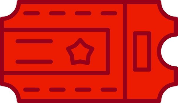 Ticket Vector Icon