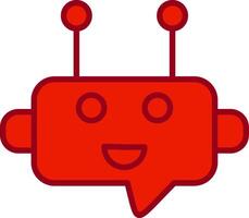 Robot Chat Vector Icon