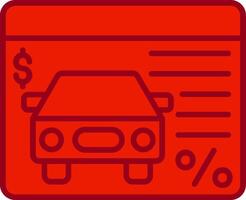 Car Loan Vector Icon