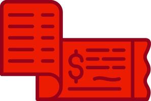 Cheque Vector Icon