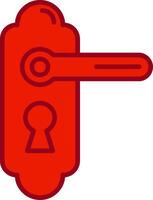 Door lock Vector Icon