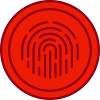 Fingerprint Vector Icon