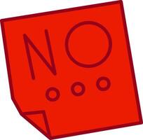 Say No Vector Icon