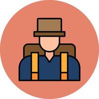Tourist Vector Icon