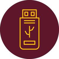 Flash Disk Vector Icon