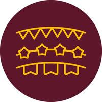 Bunting Vector Icon