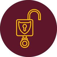 Open Padlock Vector Icon