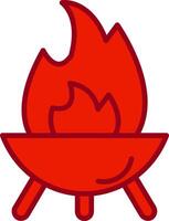 Firepit Vector Icon