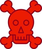 Skull And Bones Vector Icon