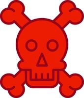 Skull And Bones Vector Icon