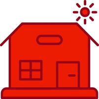 Beach House Vector Icon