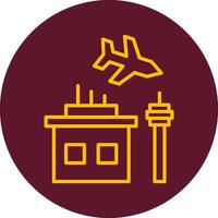 icono de vector de aeropuerto