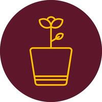 Flower Pot Vector Icon